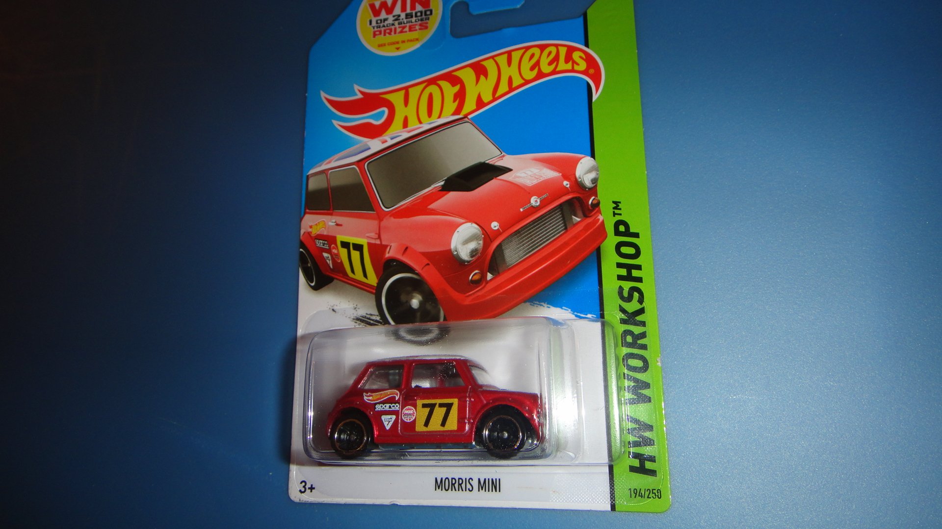 Amazon.com: Hot Wheels 2014 Release RED Morris Mini DIE-CAST